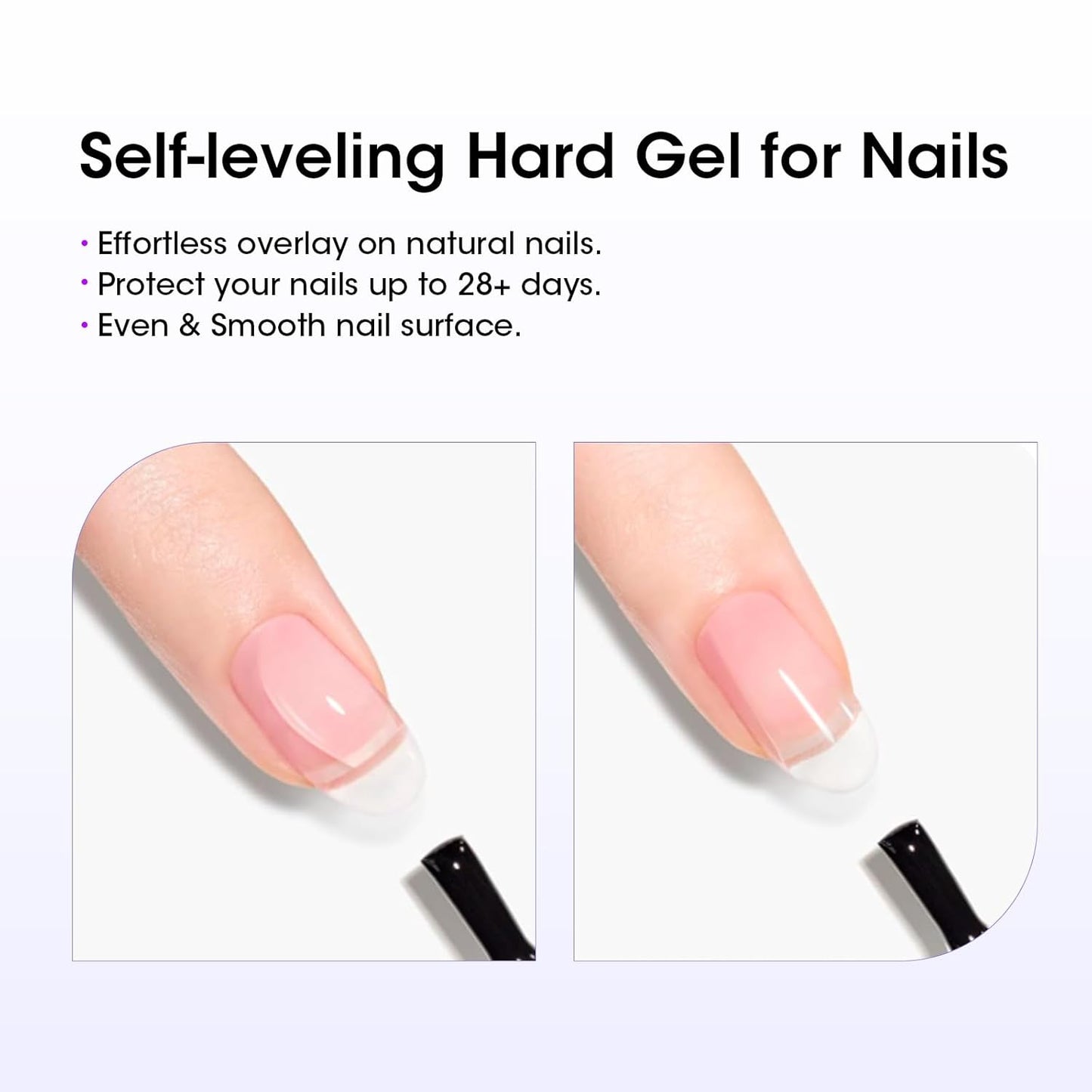 GELLEN 100ml Builder Gel for Nails Nude, Pink Strengthener Gel Color Hard Builder, Nail Apex Building Soak off Long Lasting U V Nail Gel