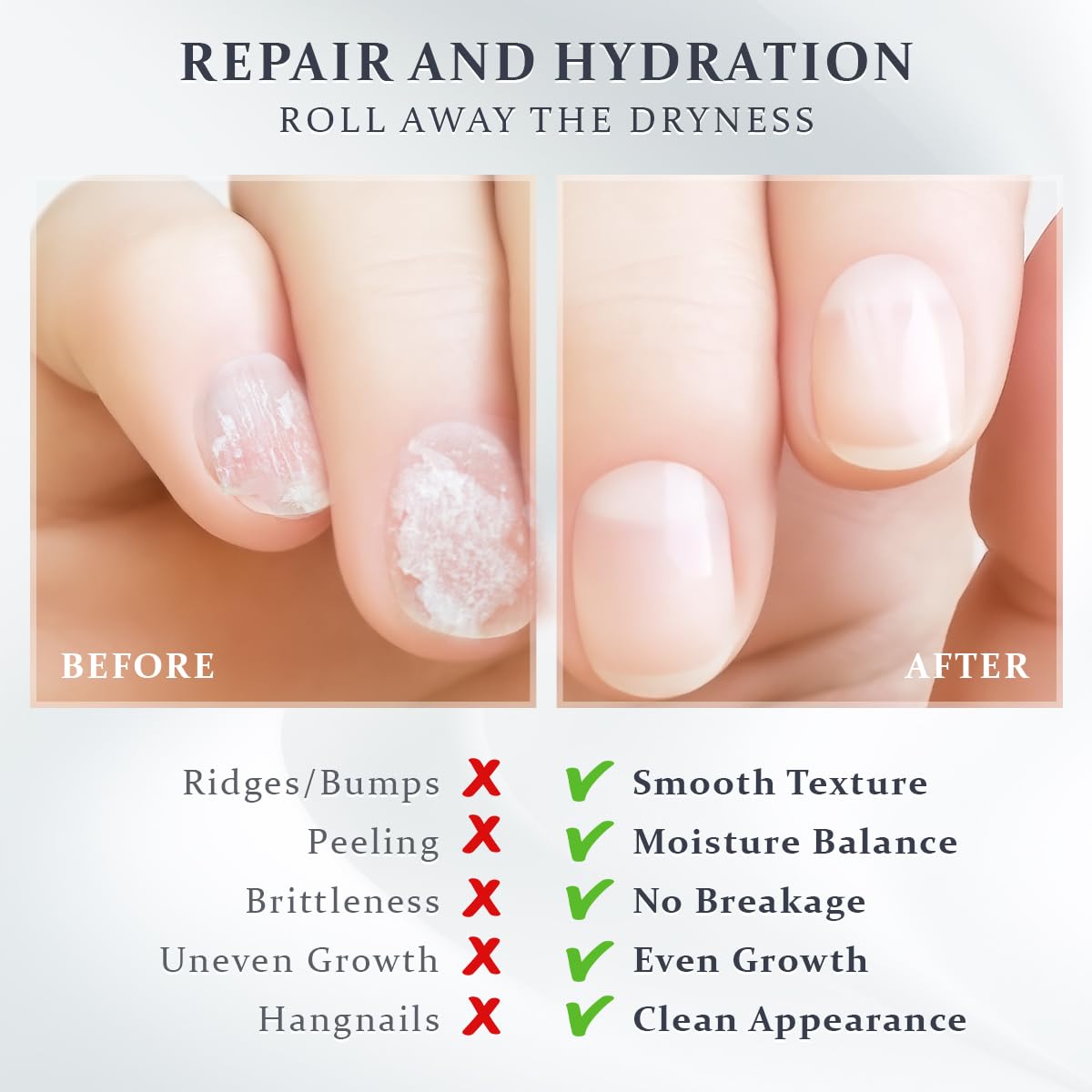 Tropical Eucalyptus Organic Nail Cuticle Oil Pen with Jojoba, Coconut MCT, and Rosehip for Nail Hydration, Growth & Strength, Travel Size Keychain(0.34 Fl Oz)