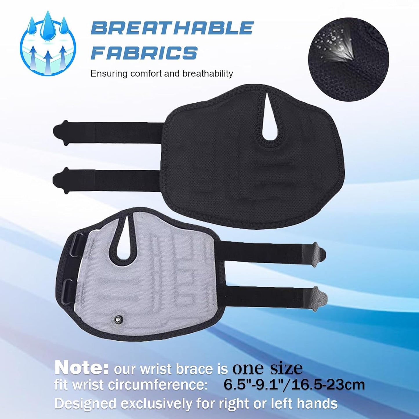 Wrist Brace for Carpal Tunnel Night Support, Inflatable waterproof Wrist Support with Air Compression for Pain Relief Caused by Tendonitis, Arthritis and Sprains,One Size Adjustable Hand Brace for Men and Women