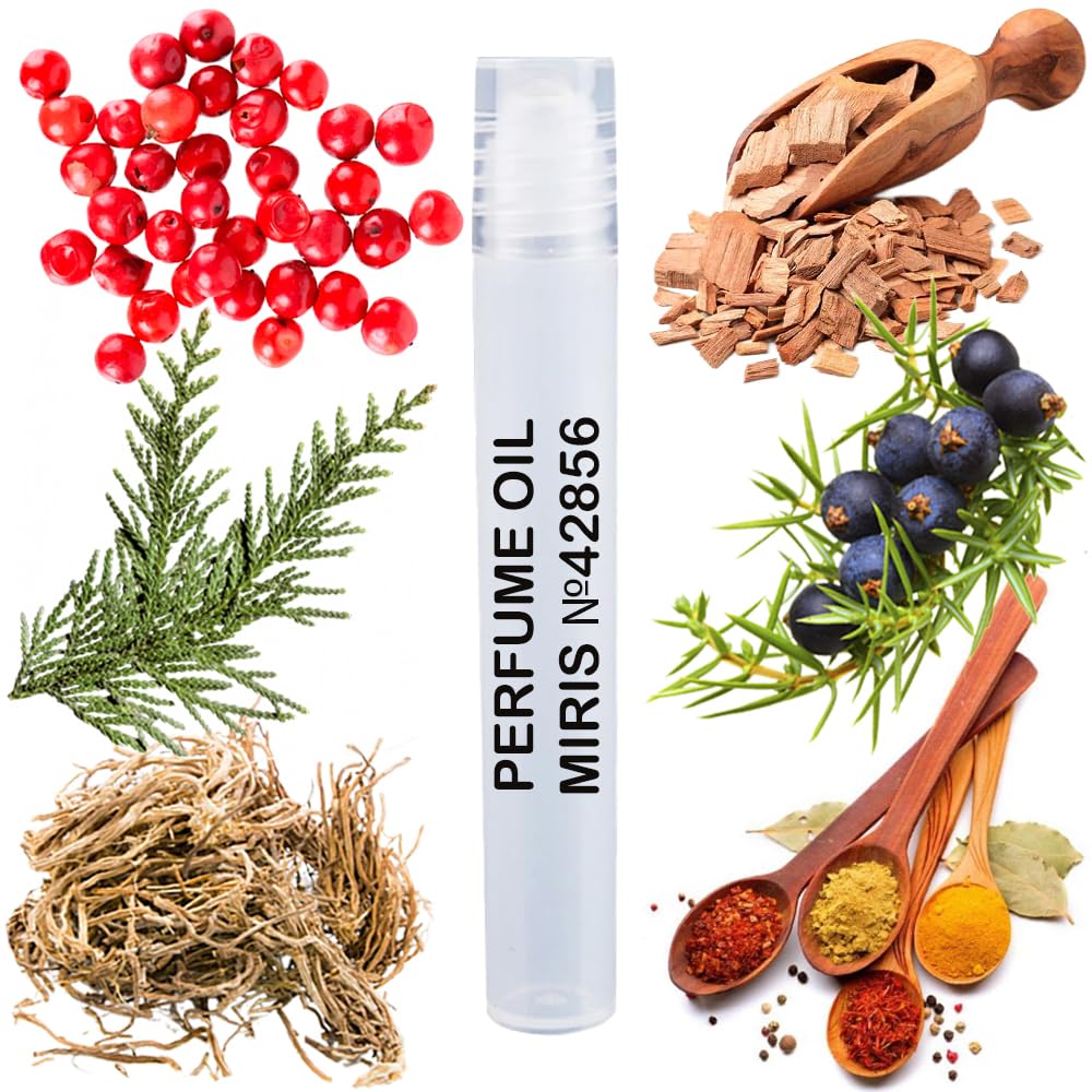 MIRIS Perfume Oil No. 42856, Inspired by Sycomore, Long-Lasting Unisex Roll-On For Women and Men, Rollerball 0.34 Fl Oz / 10 ml