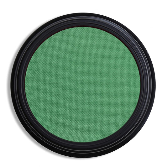 Single Green Eyeshadow, Pressed Powder Matte Eye-Shadow Palette Make-up, Blendable Long Lasting High Pigment Green Eye Makeup Halloween Paint & Face Body Paint