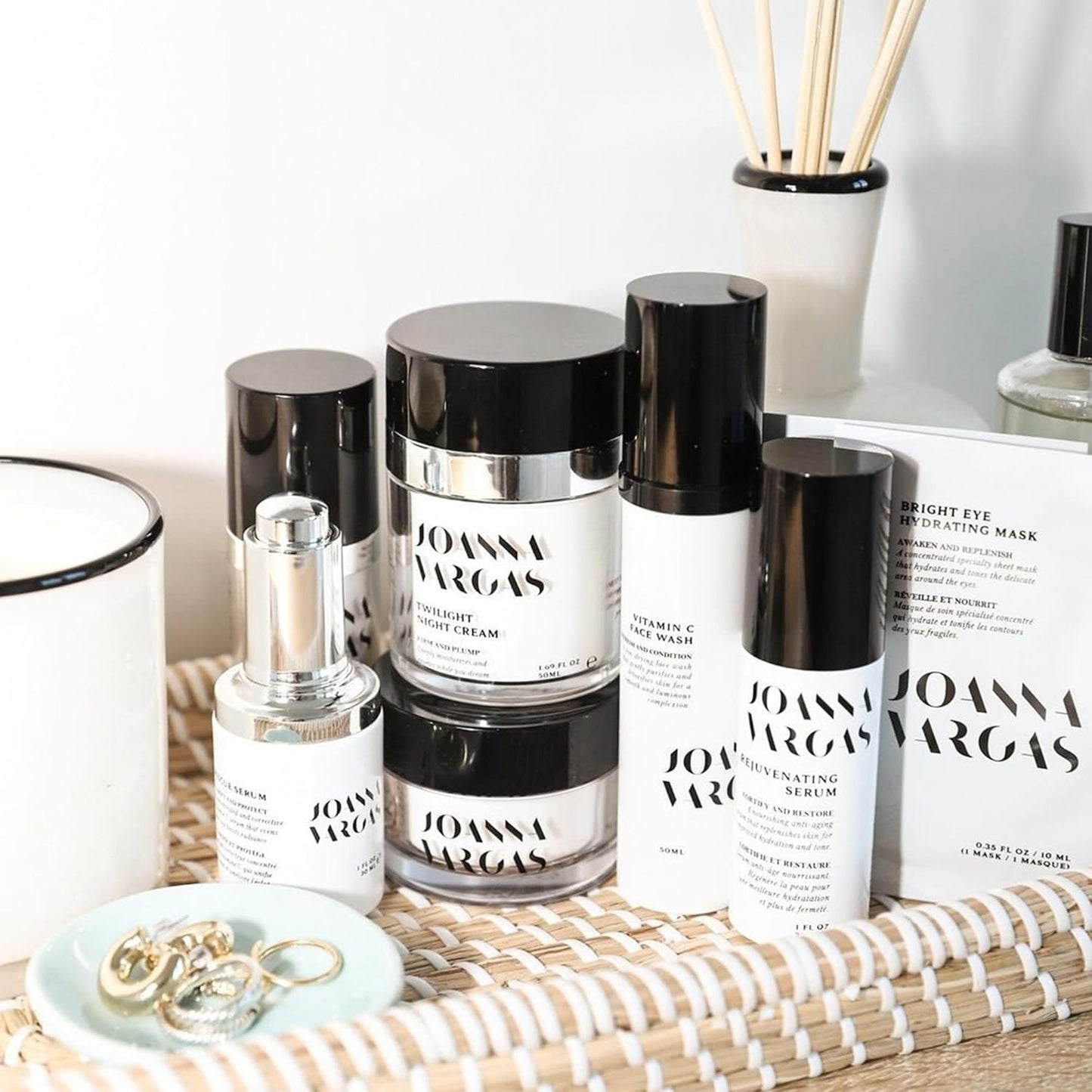 Joanna Vargas Face Serums for Anti Aging with Epidermal Growth Factors for Skin Restoration & Reconditioning - Revitalizing Night Face Serum for Women to Reduce Fine Lines