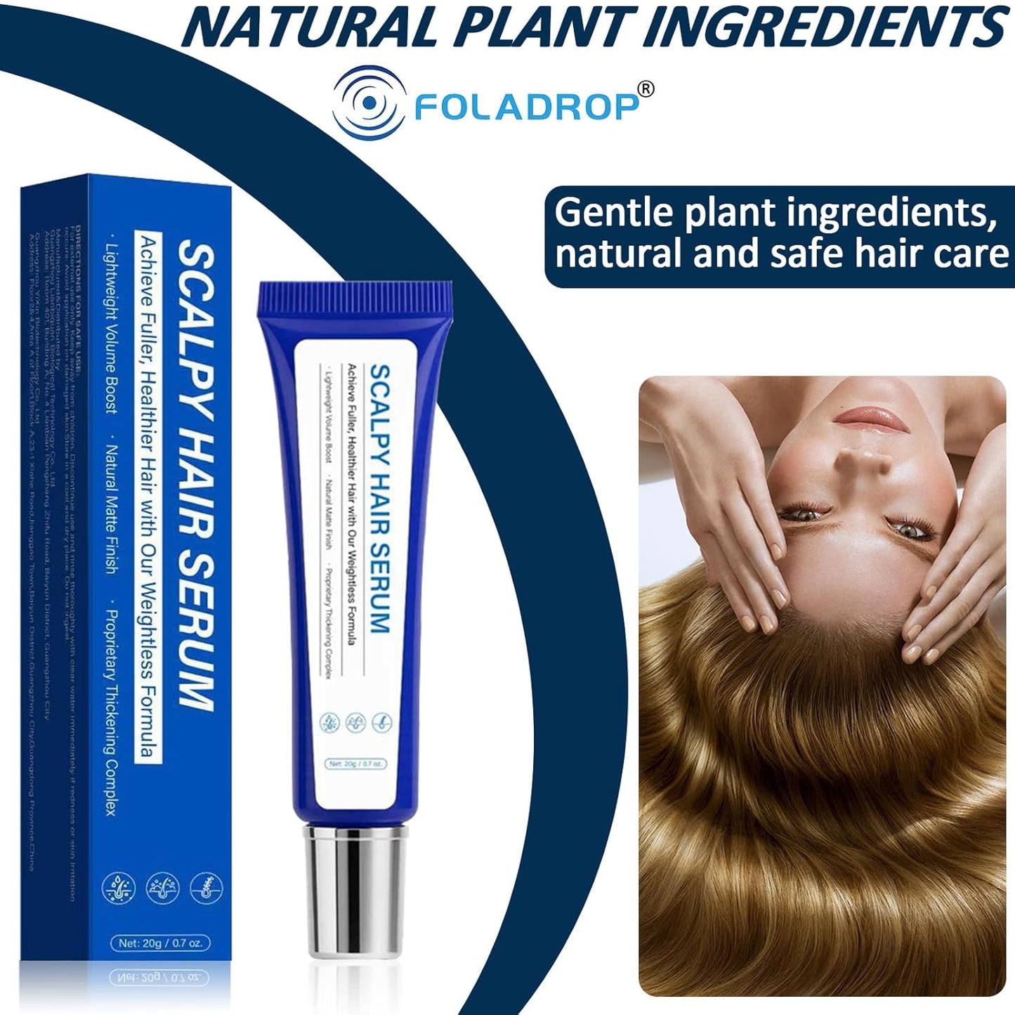 Hair Ampoule Serum, Scalpy Hair Growth Serum for Hair Loss & Thinning | Hair Growth Serum Women & Men w/Salicylic Acid, Menthol, Dexpanthenol | Non-Greasy, Lightweight (2 Pcs)