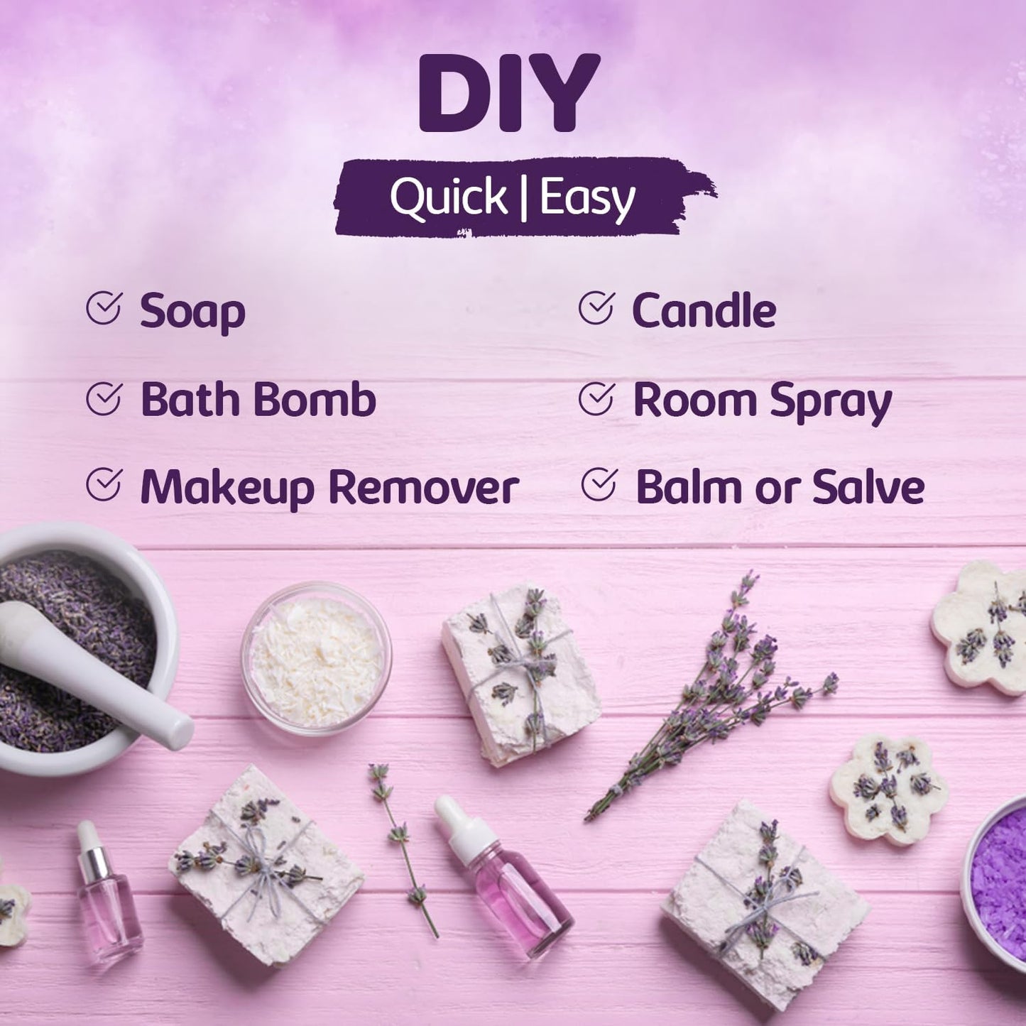 Lavender Essential Oil with Premium Dropper - Undiluted Essential Oil for Diffuser & Aromatherapy - Lavender Oil, Huge 4 fl oz (Pack of 2)