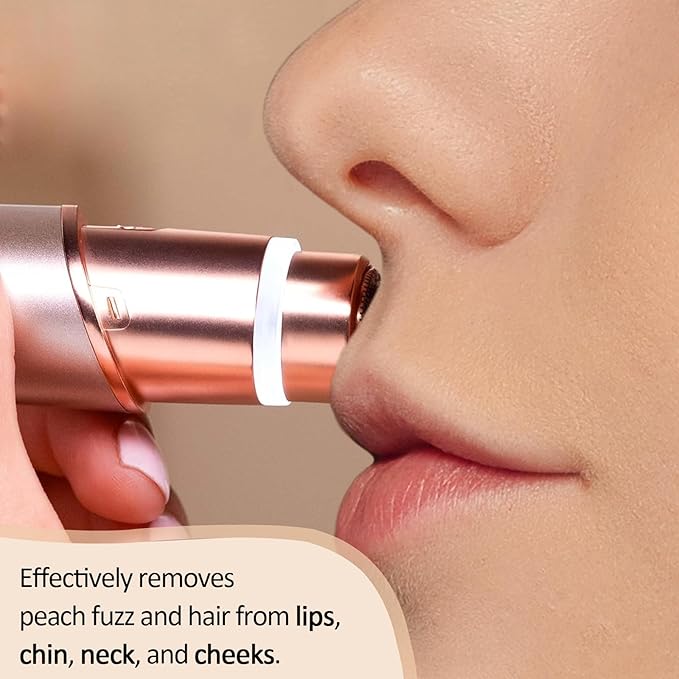 Generation 3 Replacement Heads for New Version Flawless Finishing Touch Facial Hair Remover, 5 Pack