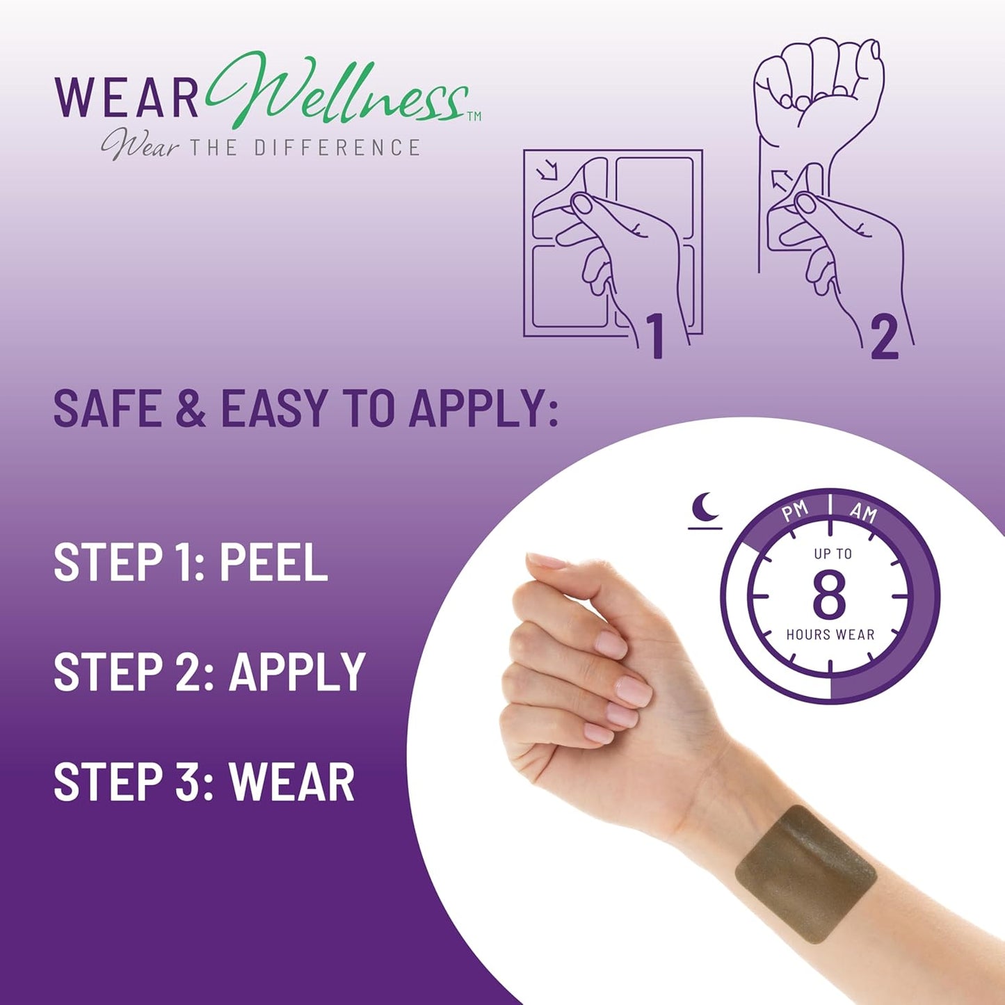 Drift Film Patches - Topical Sleep Patches for Rest & Relaxation - Patch with Valerian, GABA, and Lavender - Deep Natural Sleep - Long-Lasting Effect - 32 Pack