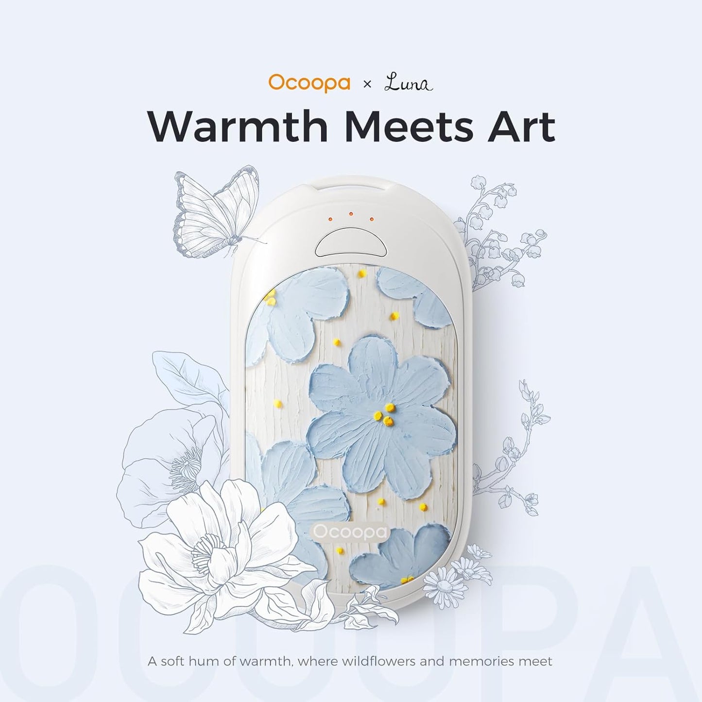 OCOOPA Magnetic Rechargeable Hand Warmers 2 Pack, Ultrathin Electric Handwarmers, Portable Pocket-Sized Heater, for Men, Women Purse Must Haves, Union UT3 Lite