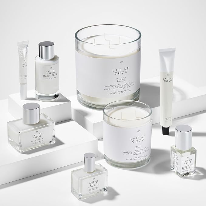 Le Monde Gourmand Lait de Coco Perfume Oil - 1 fl oz (30ml) - Fresh, Creamy, Clean with Vanilla and Coconut Fragrance Notes