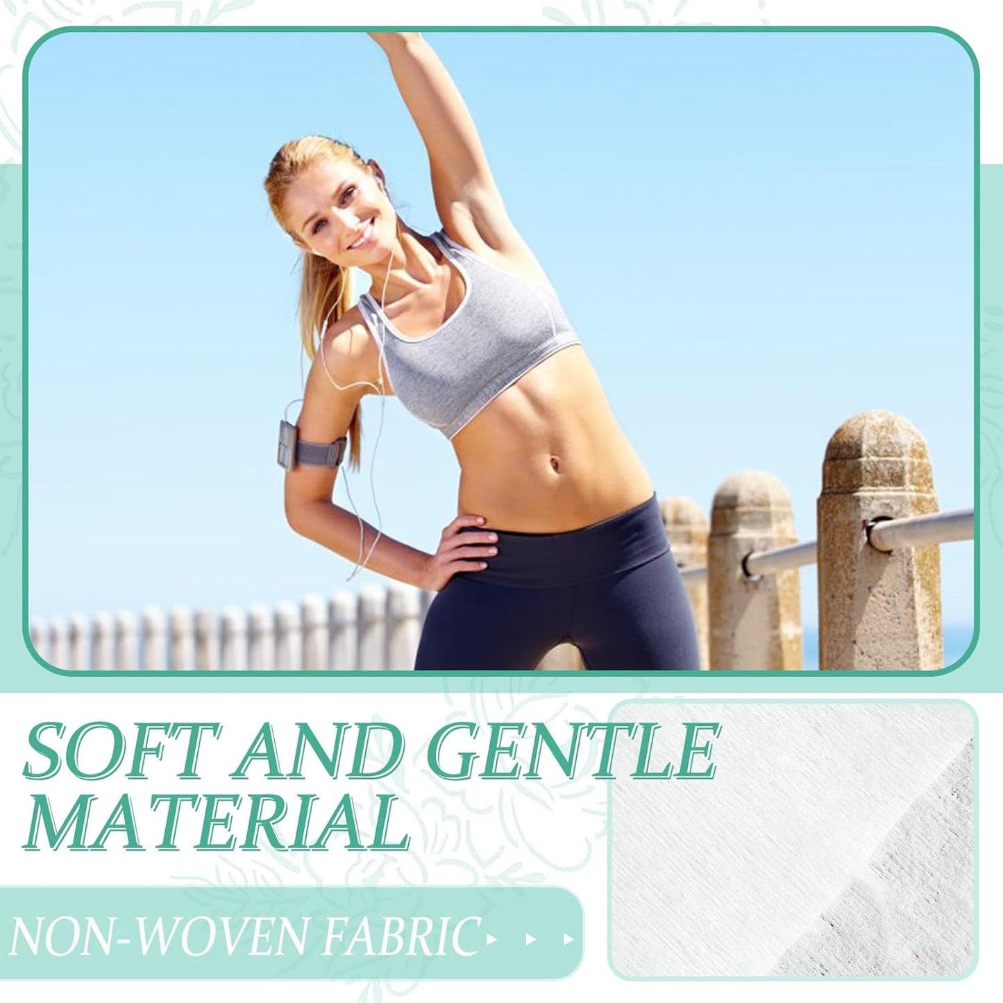 Travel Deodorant 200 pieces of Antiperspirant deodorant Wipes And Body Wipes Individually Wrap Hypoallergenic Mini Deodorant Underarm Sweating And Travel To Clean Skin For Female Male Teenagers