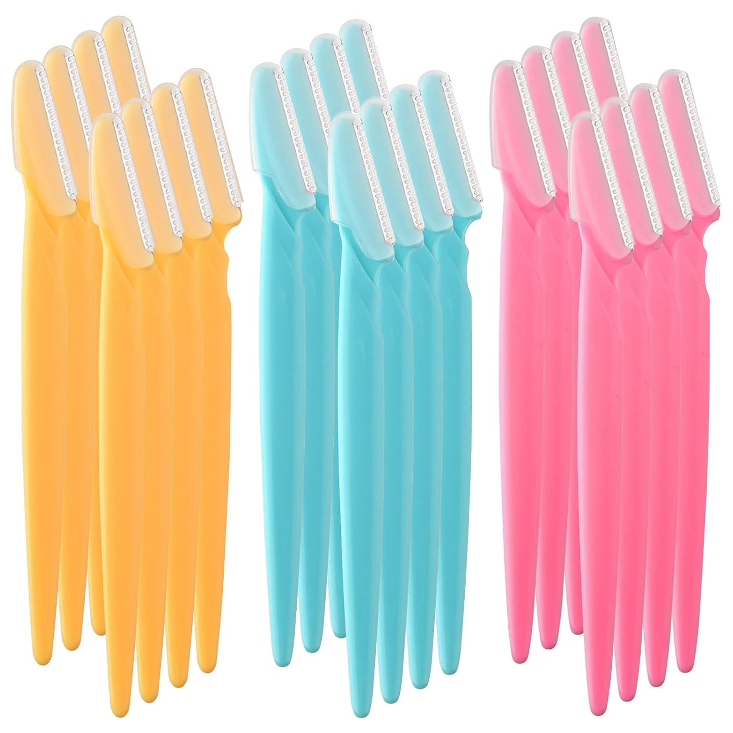 ASTARON 60 Pcs Face Razors - Dermaplaning Tool for Face, Eyebrow Shaver for Women and Men, Portable Size