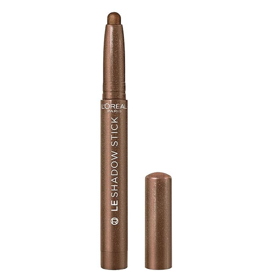 L'Oreal Paris Makeup Le Shadow Stick Eyeshadow, Blendable, Smudge-Resistant, Cream Eyeshadow, Brown Abyss, 0.05 Oz