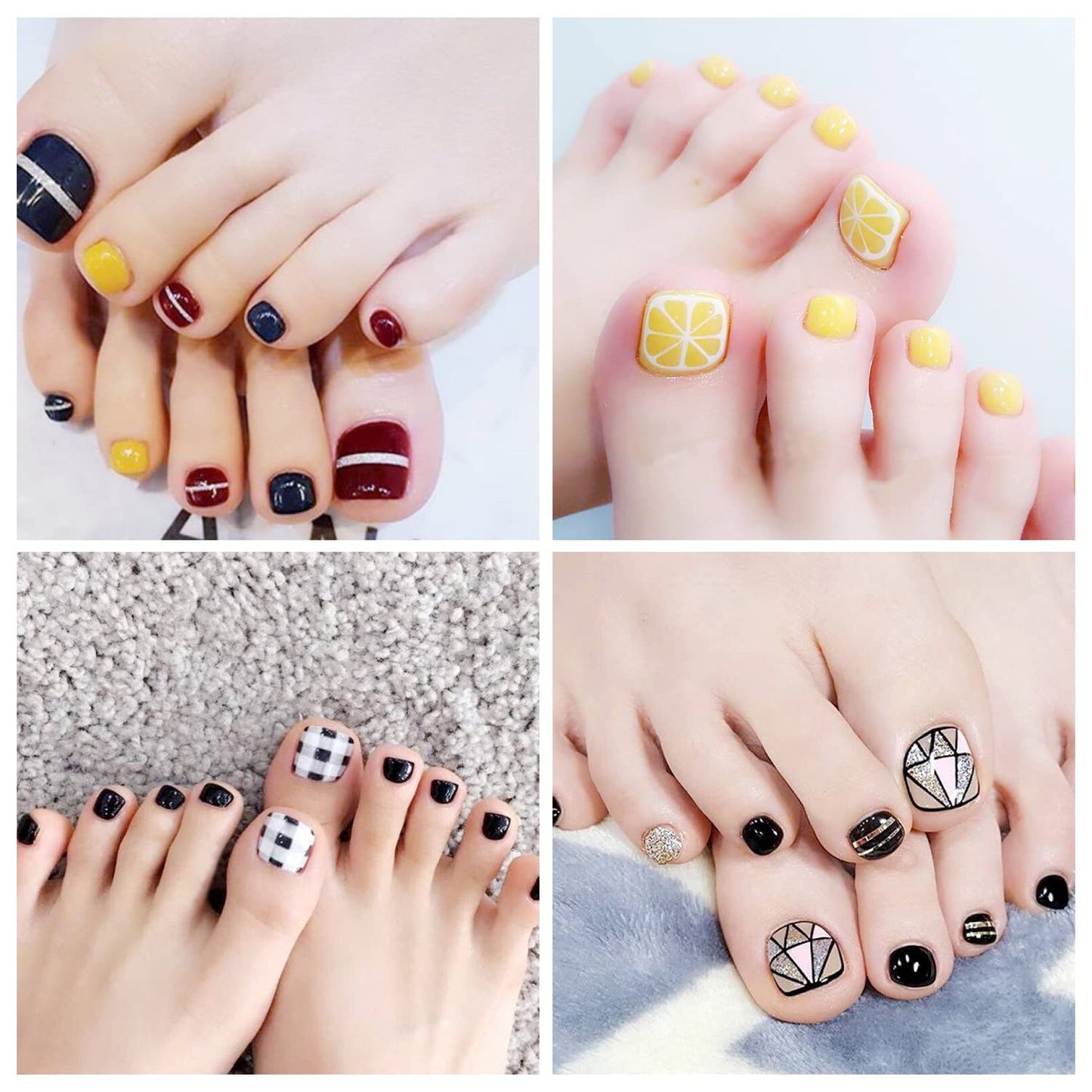 660 Pieces 30 Sheets Toes Nail Polish Strips Glitter Gel Nail Stickers Full Nail Wraps Self Adhesive Nail Polish Stickers for Women Girls Nails Art Accessories with File