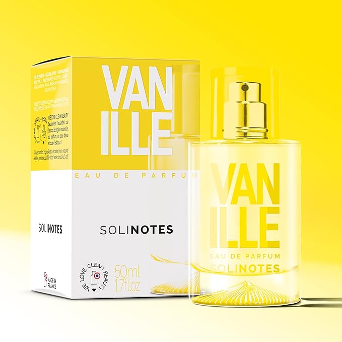 SOLINOTES Vanilla Perfume for Women - Eau De Parfum | Delicate Floral and Soothing Scent - Made in France - Vegan - 1.7 fl.oz