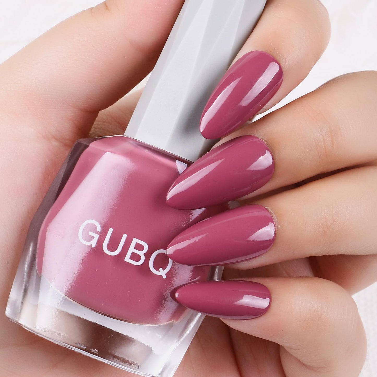 Major Dijit Quick Dry Nail Polish 12ml/0.41fl oz Dark Pink Regular Nail Lacquer Fast Drying & Long Lasting Nail Polish Nail Art Effect for Nail Salon