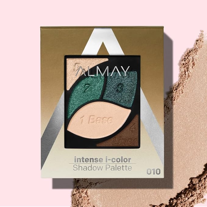 Almay Eyeshadow Palette, Longlasting Eye Makeup, Primer Enriched with Antioxidant Vitamin E, Hypoallergenic, 030 Hazel Eyes, 0.1 Oz