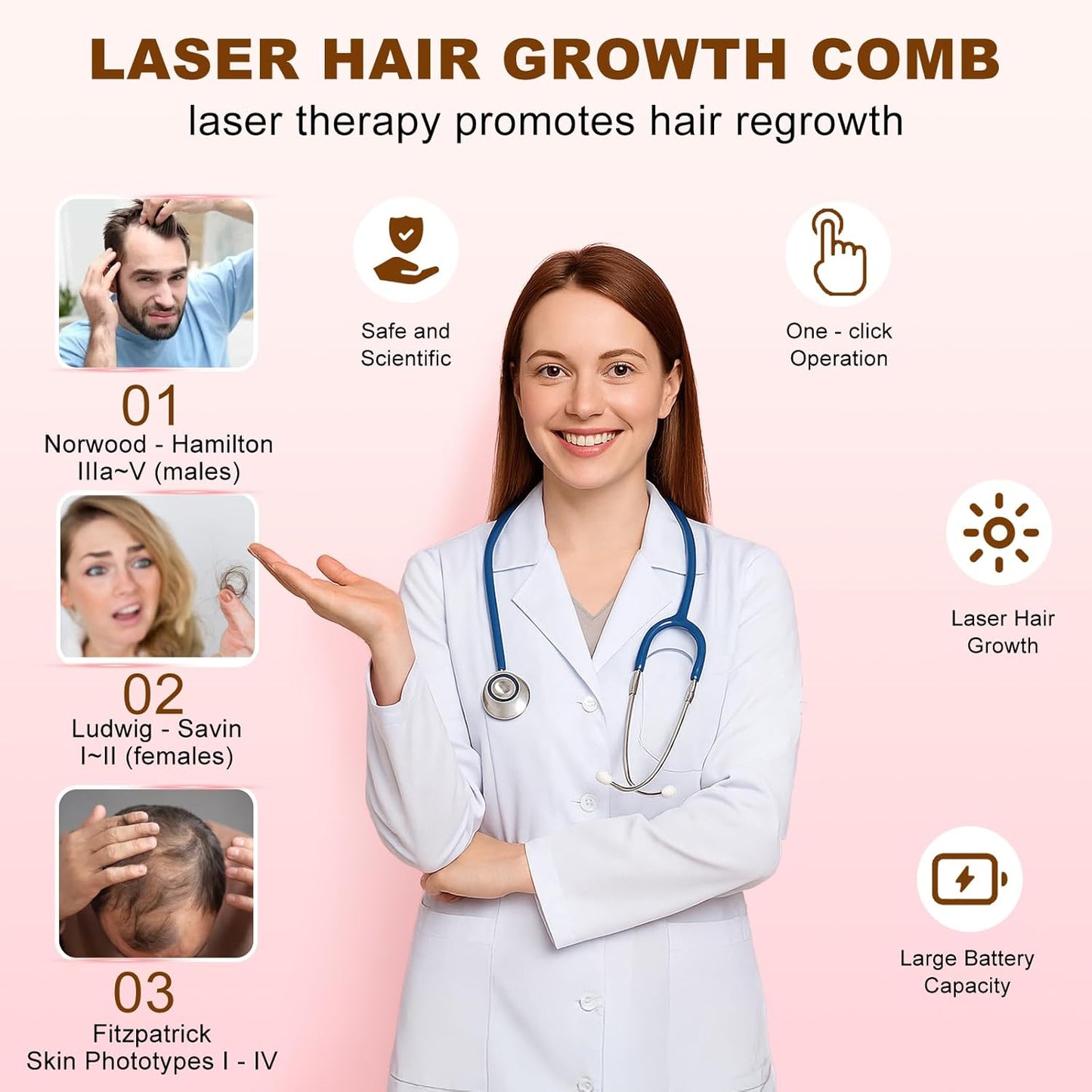 Laser Hair Growth Comb