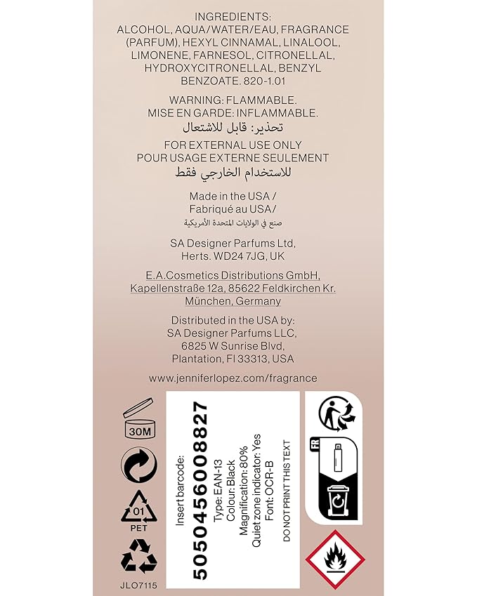 Jennifer Lopez Still Perfumed Fragrance Body Mist - 8 fl oz