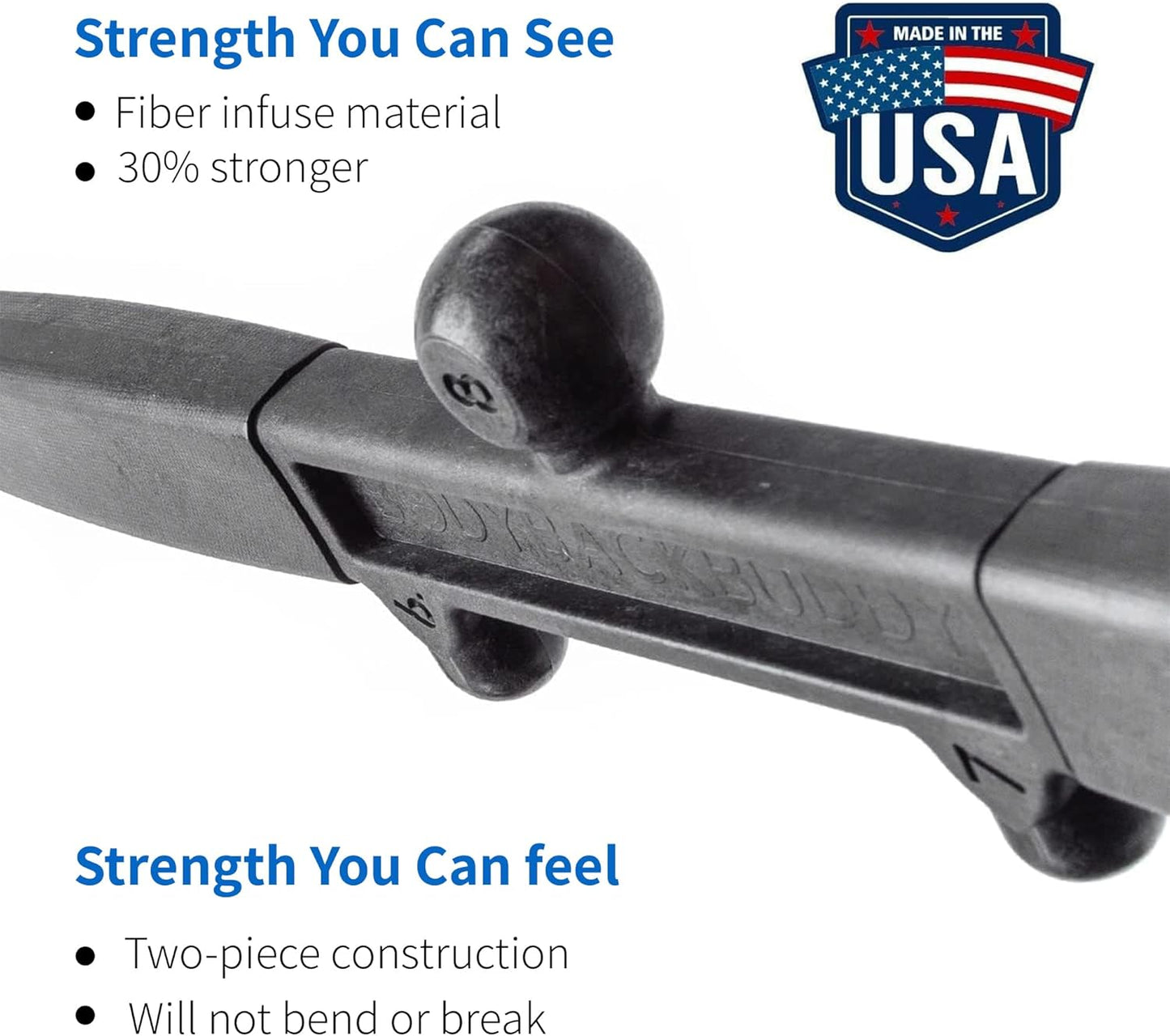 Body Back Buddy Elite Trigger Point Massage Tool, Neck and Back Massager Handheld, Manual Self Massager, Massage Cane, Muscle Knot Remover with Instructions, 2-Pack Bundle (Black)