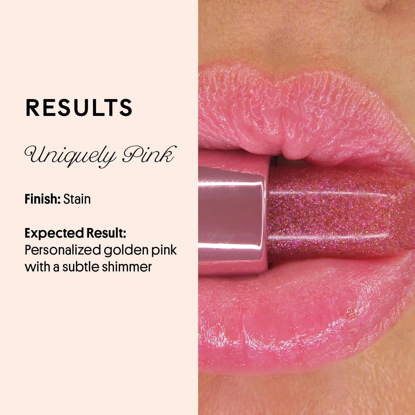 Winky Lux Pink Opal Glimmer Balm – Nourishing pH Lip Balm with Color Changing Pink Tint with Shimmer, Hydrating Ceramides Soften Lips, Raspberry Vanilla Scent