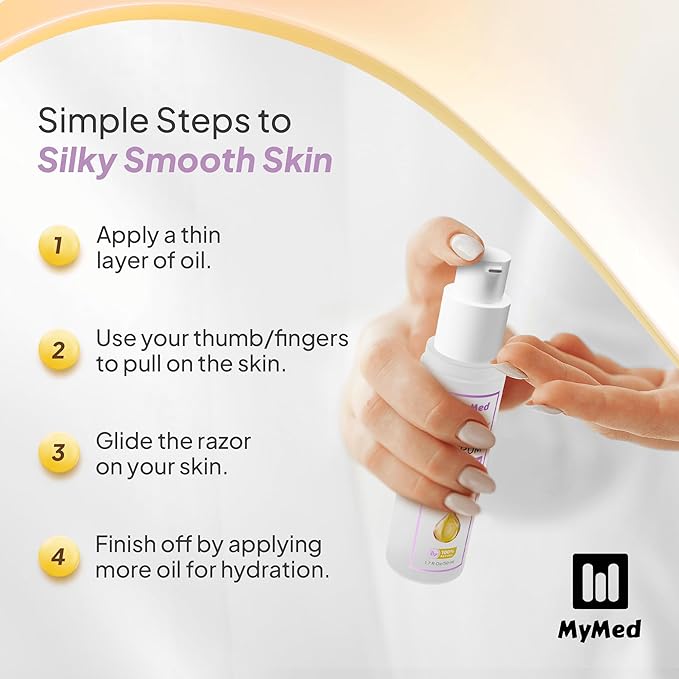 Face Oil for Dermaplaning for Smooth Razor Glide, with Squalane & Jojoba Oil, Facial Oil for Dermaplaning, Dermaplane Oil for Women Face, Suitable for all Skin Types 1.70 Fl Oz