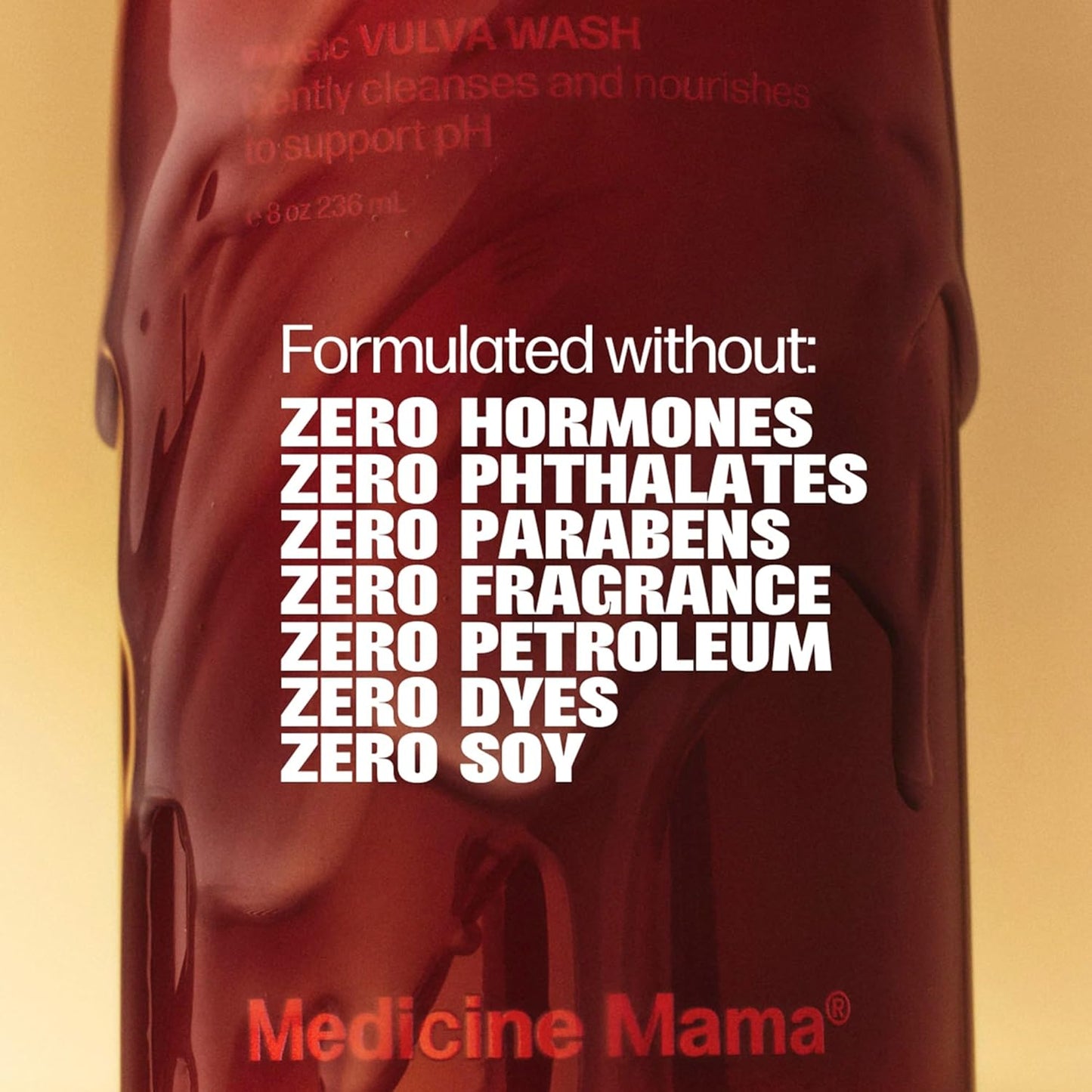 Medicine Mama's Apothecary Vmagic Gentle Feminine Wash pH Balanced to Cleanse and Rejuvenate Intimate Skin with Chamomile, Collagen, Vitamin E and Sage – Hormone Free — 8 oz, 2-Pack