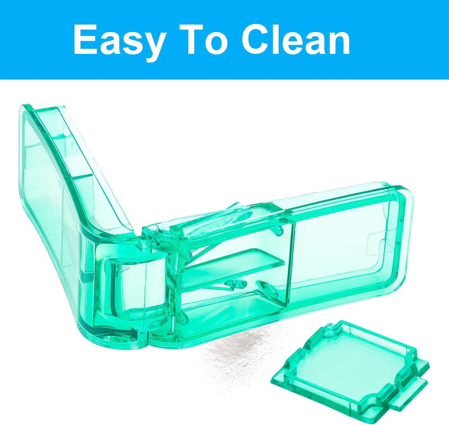 2PCS Pill Cutter, Professional Pill Splitter for Cutting Small Pills or Large Pills in Half