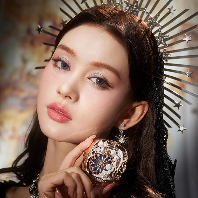 Flower Knows Little Angel Cream Blush,Buildable & Blendable Makeup Blush for cheeks,Soft & Long-lasting,Dusty Mauve Rose Flush for All Skin Tones(04 Rose Ashes,6g)