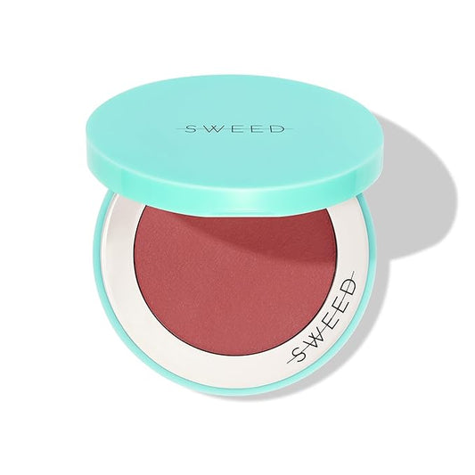SWEED - Air Blush Cream | High Pigmented, Velvet Finish | Vegan, Cruelty-Free, Clean Beauty (Fancy Face, 1.4 oz | 40 g)