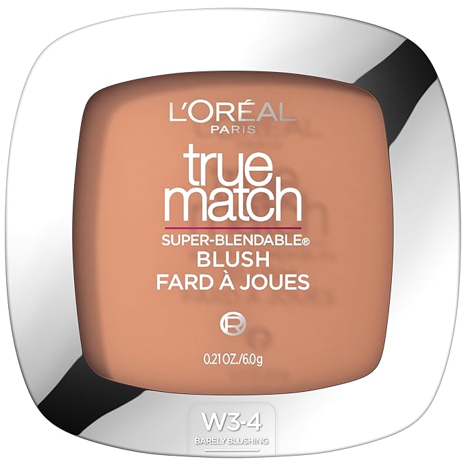 L'Oreal Paris True Match Super-Blendable Powder Blush, Barely Blushing, 0.21 Oz (Packaging May Vary)