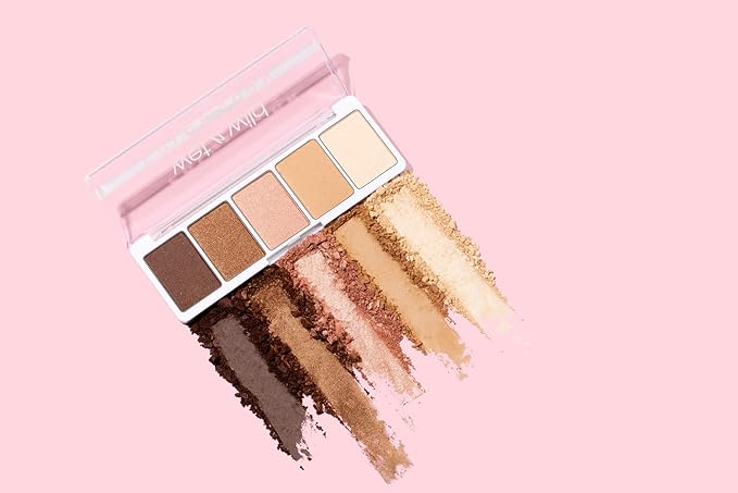 wet n wild Color Icon Eyeshadow Makeup 5 Pan Palette, Matte, Shimmer, Metallic, Long Wearing, Rich Buttery Pigment, Cruelty Free - Walking On Eggshells