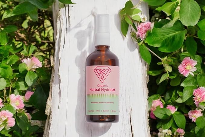 Organic Rosemary, Burdock Root, Ginseng & Mint Spray – Infused with Vitamins & Oregano – Revitalizing Herbal Tonic for Scalp, Skin & Body – Natural Plant-Based Wellness Mist