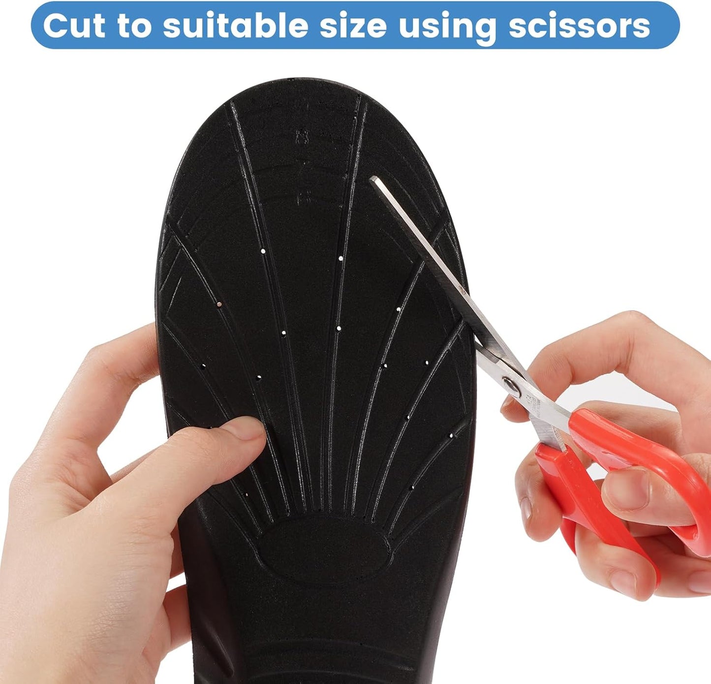 Shoe Insoles,Memory Foam Insoles Plantar Fasciitis Orthotics Shoe Inserts,Providing Excellent Shock Absorption for Feet Relief, Comfortable Insoles for Women Men Everyday Use,M [US M: 6.5-9/W: 7.5-10]