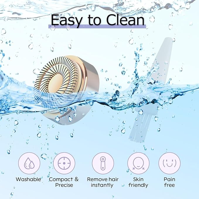 Gen 2 Replacement Heads for Flawless Facial Hair Remover, Shaver Pro Replacement Blades Heads Compatible with Finishing Touch Flawless Hair Removal for Woman Face,As Seen on TV.(6 Pack)