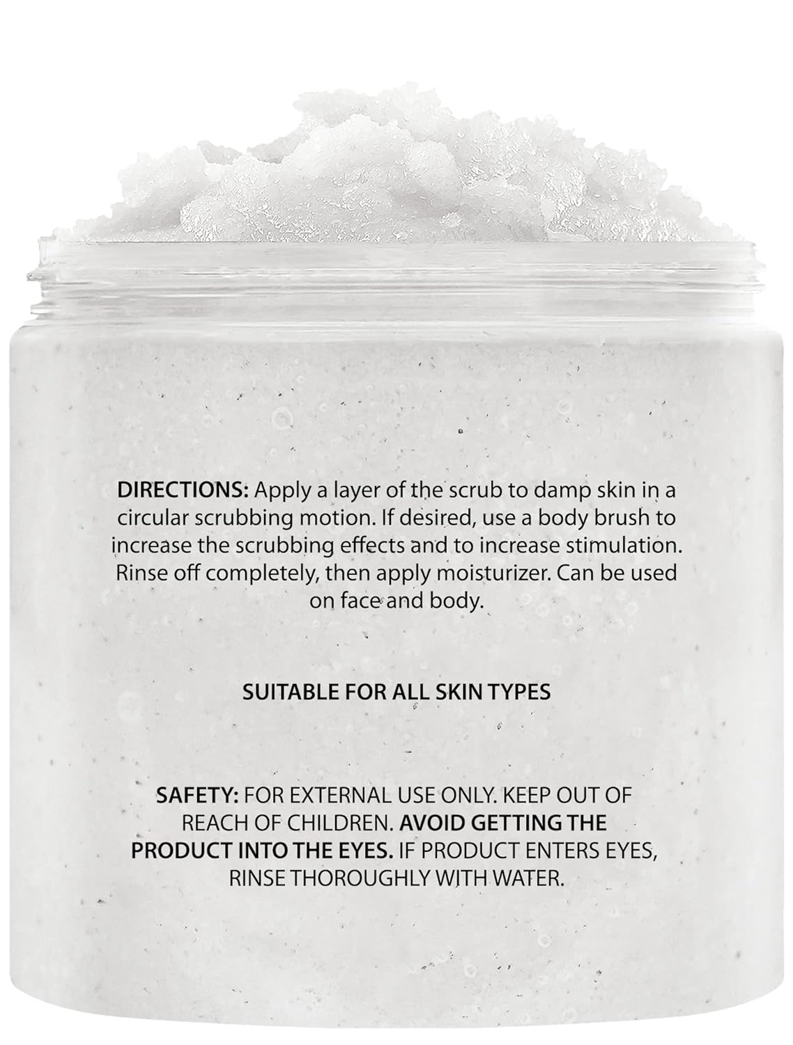 Brooklyn Botany Coconut Milk Body Scrub - Moisturizing and Exfoliating Body, Face, Hand, Foot Scrub - Fights Stretch Marks, Fine Lines, Wrinkles - Great Gifts for Women & Men - 10 oz