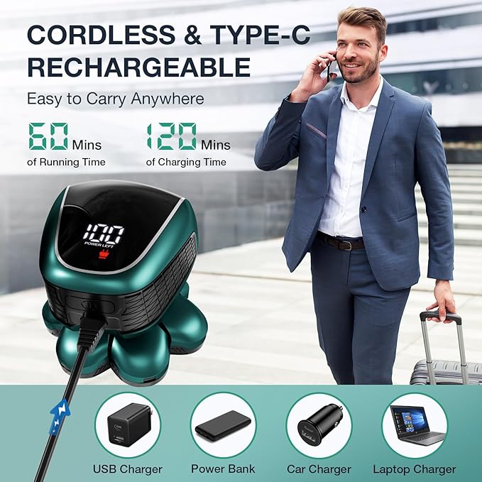 Head Shaver 7D, Wyklaus Head Shavers for Bald Men, Head Electric Razor with Nose Hair Trimmer, Waterproof Wet Dry Mens Grooming Kit