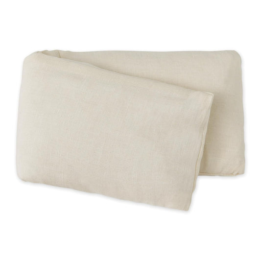 Bucky Linen Hot & Cold Body Wrap, Natural Buckwheat Filling, Cream, 16x5-inch