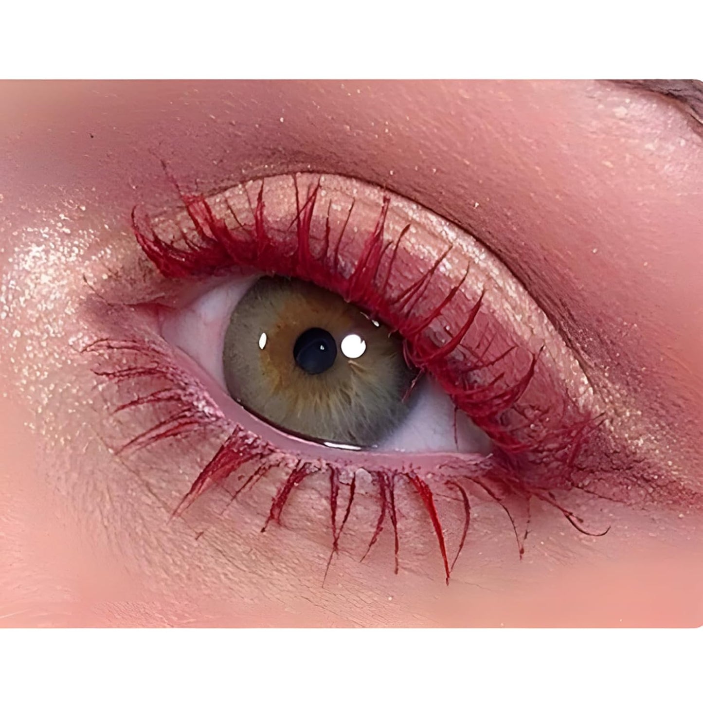 Waterproof Mascara for Eyes White Black Brown Purple Long-lasting colored Mascara Eye Makeup Fast-Dry (Dark Red, 0.17 Fl Oz)