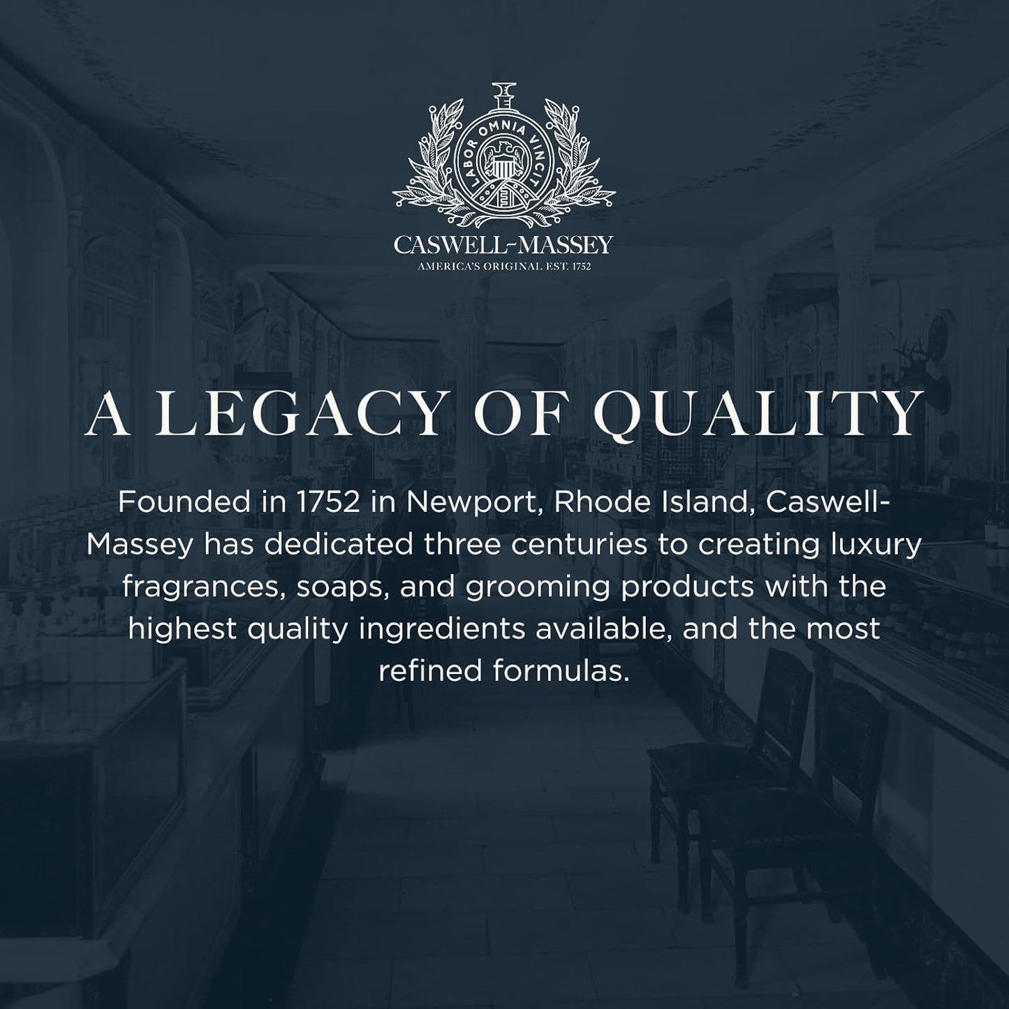 Caswell-Massey Men’s Bar Soap Gift Set - Number Six Scent - Triple-Milled Moisturizing Body Soap Bars for All Skin Types, Plant-Based Formula with Essential Oils, Made in USA, 3 x 5.8 oz