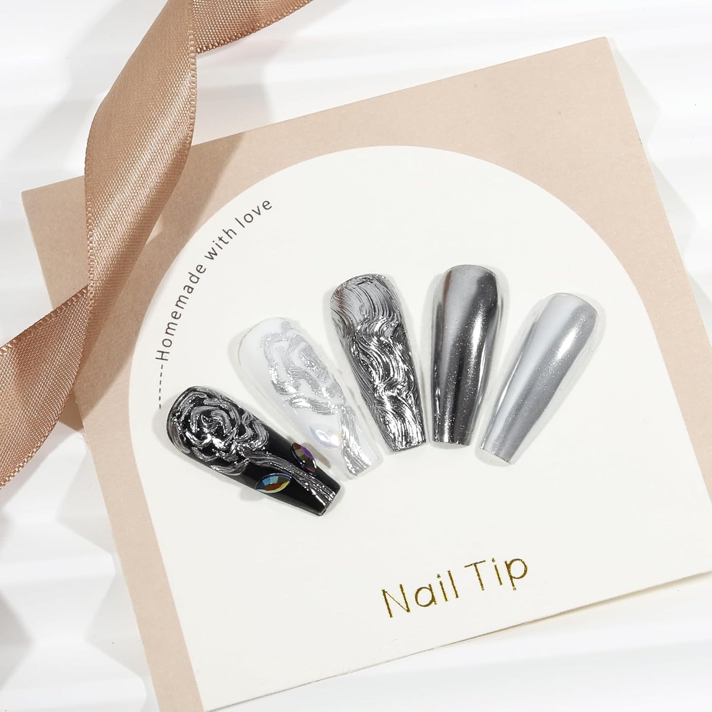 Artdone Chrome Nail Powder, Silver Iridescent Aurora Powder Metallic Mirror Effect Pigment Pearlescent Mermaid Pigment Pearl Glitter Dust Kit, Nail Art Decoration, Resin Craft