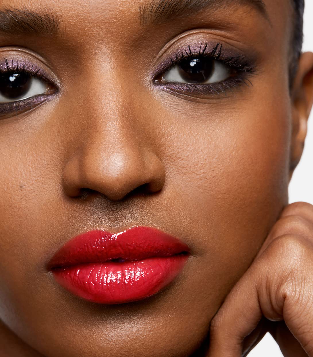 MAKE Beauty Serum Balm Intense, Hydrating Lip Gloss. Pigmented Vegan Moisturizing Lip Oil with Plumping Effect. Lip Emollient Treatment for Soft, Smooth, Shiny Lips - Shade, Shock Layer