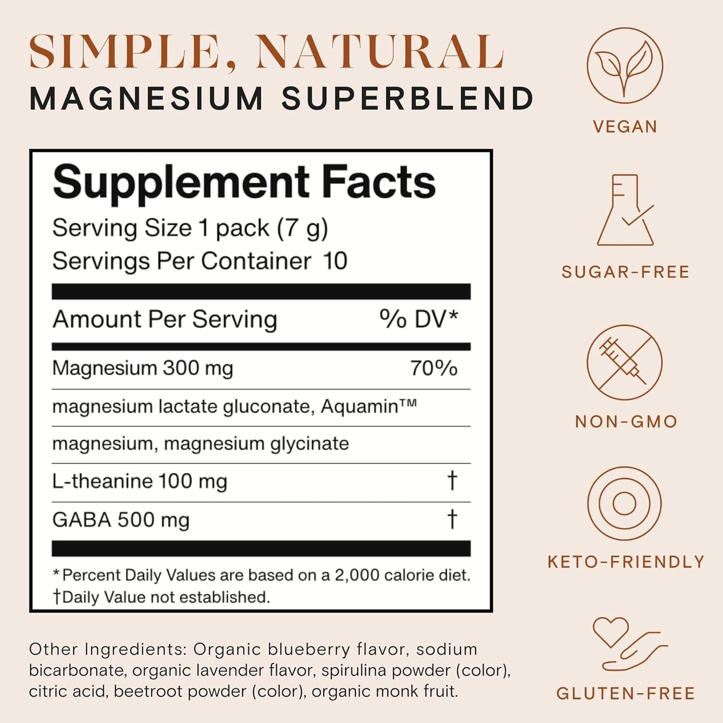 mellö Magnesium Supplement Superblend Powder - Magnesium Glycinate with L-Theanine, GABA, and Trace Minerals - Supports Sleep, Relaxation, and Balanced Energy - Lemon Flavor, 10-Pack, Singles