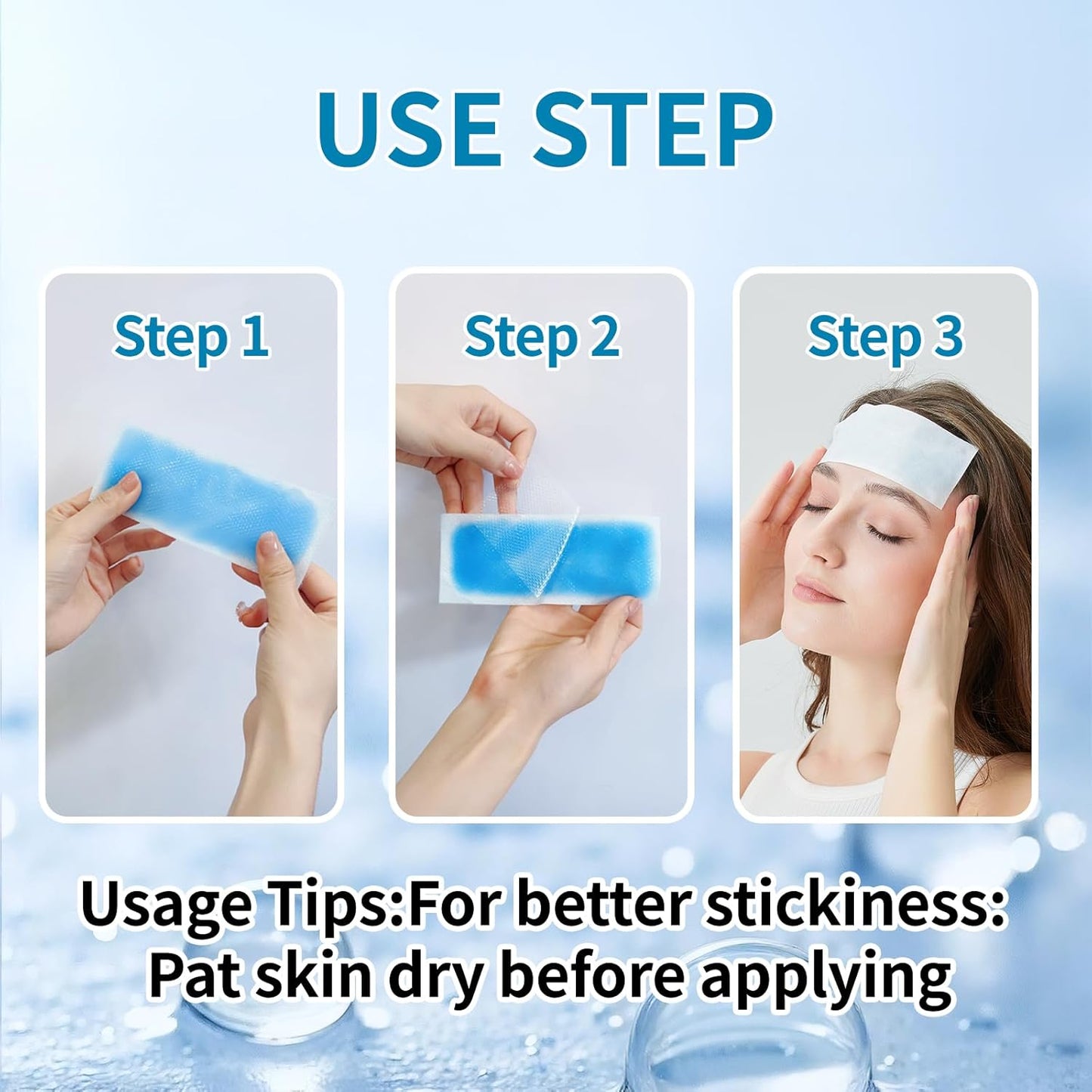 Instant Cooling Ice Packs for Outdoor Activities Summer Heat Relief - Large Disposable Cooling Patches for Neck Body, Camping Hiking Sports, Instant Temperature Drop 10 Pack