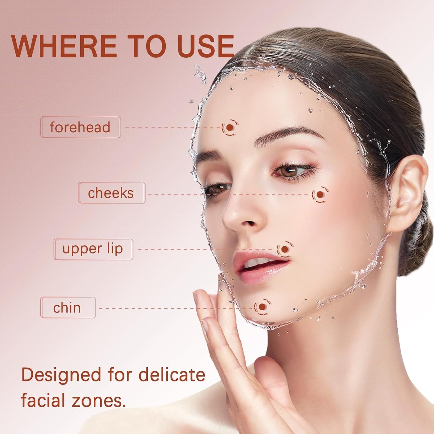 Facial Hair Removal Cream Kit for Women – Depilatory & Post Care Soothing Cream, 4 Min Painless & Flawless Face Hair Remover, Gentle Plant Formula for Sensitive Skin