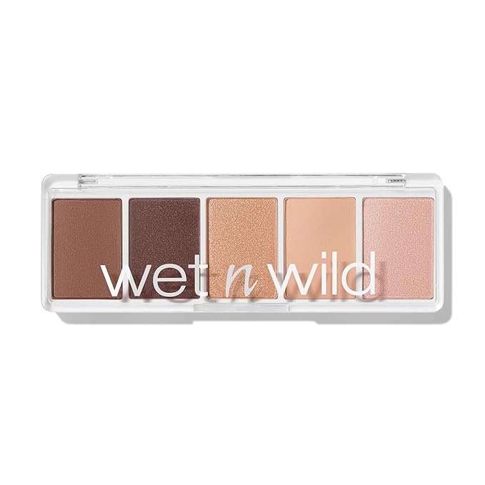 wet n wild Color Icon Eyeshadow Makeup 5 Pan Palette, Matte, Shimmer, Metallic, Long Wearing, Rich Buttery Pigment, Cruelty Free - Gold Whip