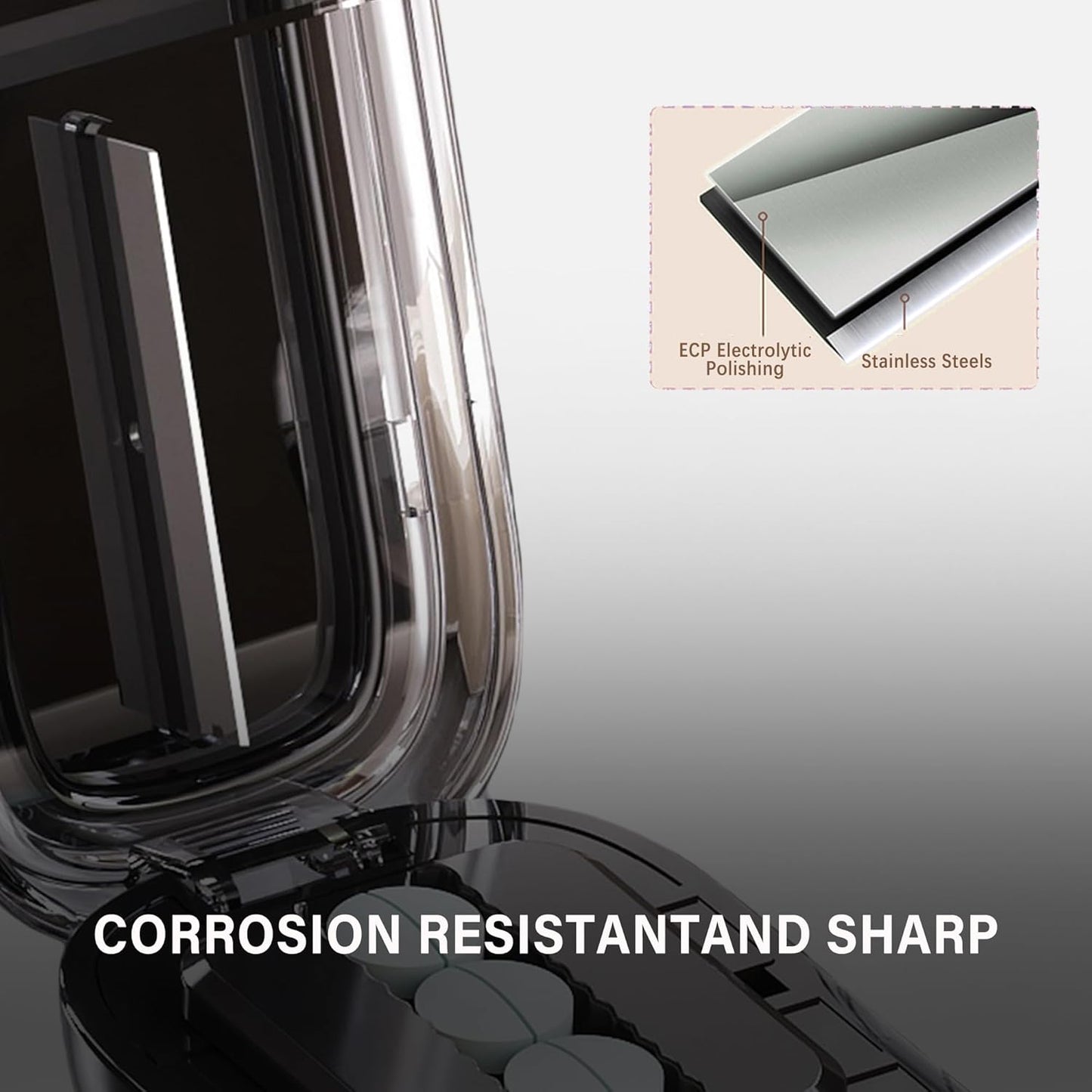 DUBSTAR Pill Cutter Splitter for Cutting Multiple Pills, Pill Cutter Splitter for Small and Tiny Pills, Adjustable Pill Cutter for Small or Large Pills with Sharp Blade and Centering Device (Black)