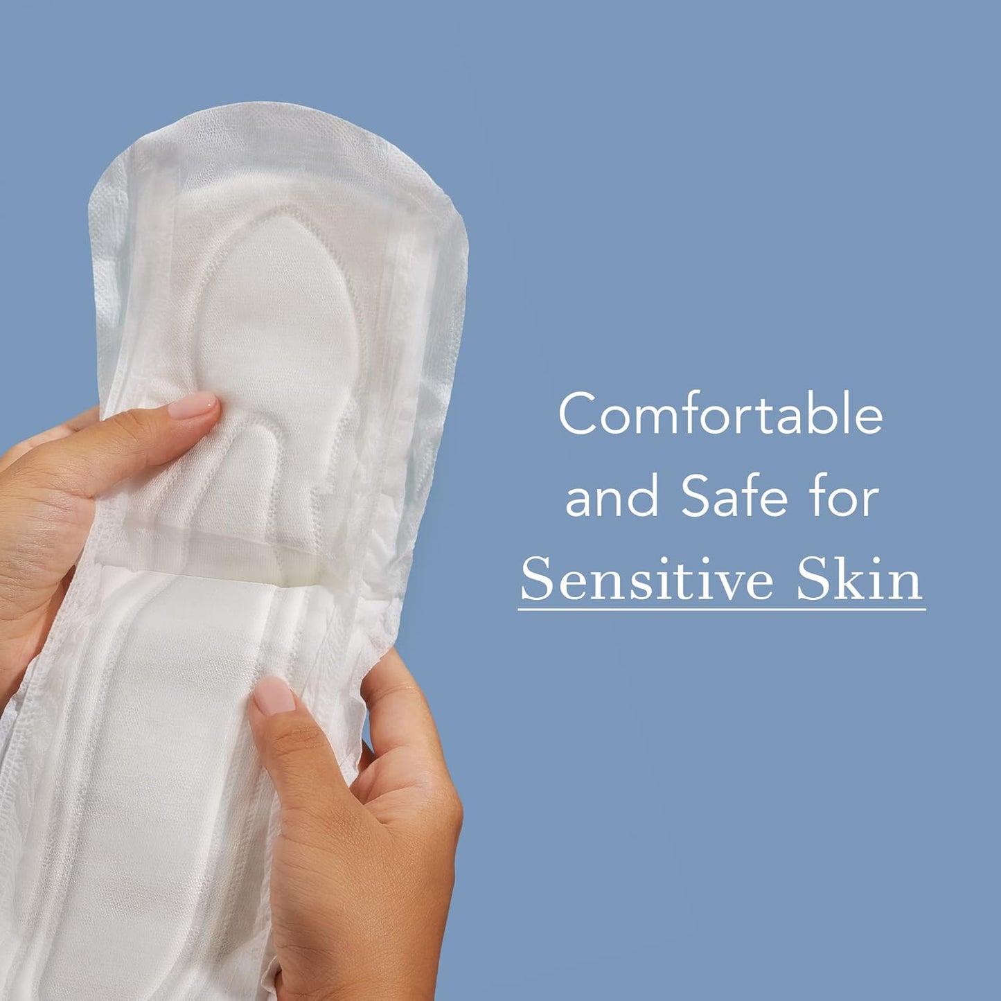 Rael Incontinence Pads for Women, Organic Cotton Cover, Postpartum Essential, Heavy Absorbency, Bladder Control, 4-Layer Core with Leak Guard Technology, Long Length (Ultimate, 40 Count)