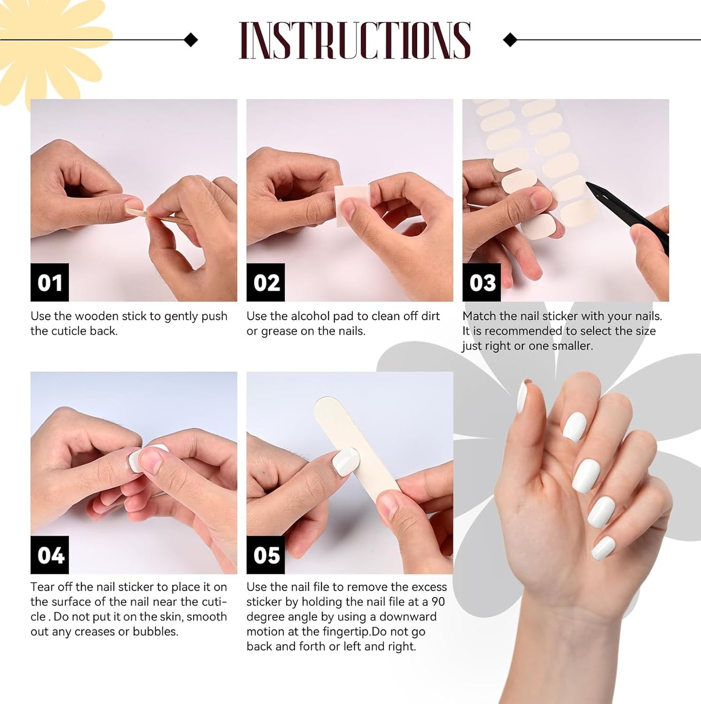 Gloss Nail Strips|Uv Free|22 Pcs,Gel Nail Stickers|Long Lasting Two Weeks and Easy to Apply&Remove|Dark Halloween