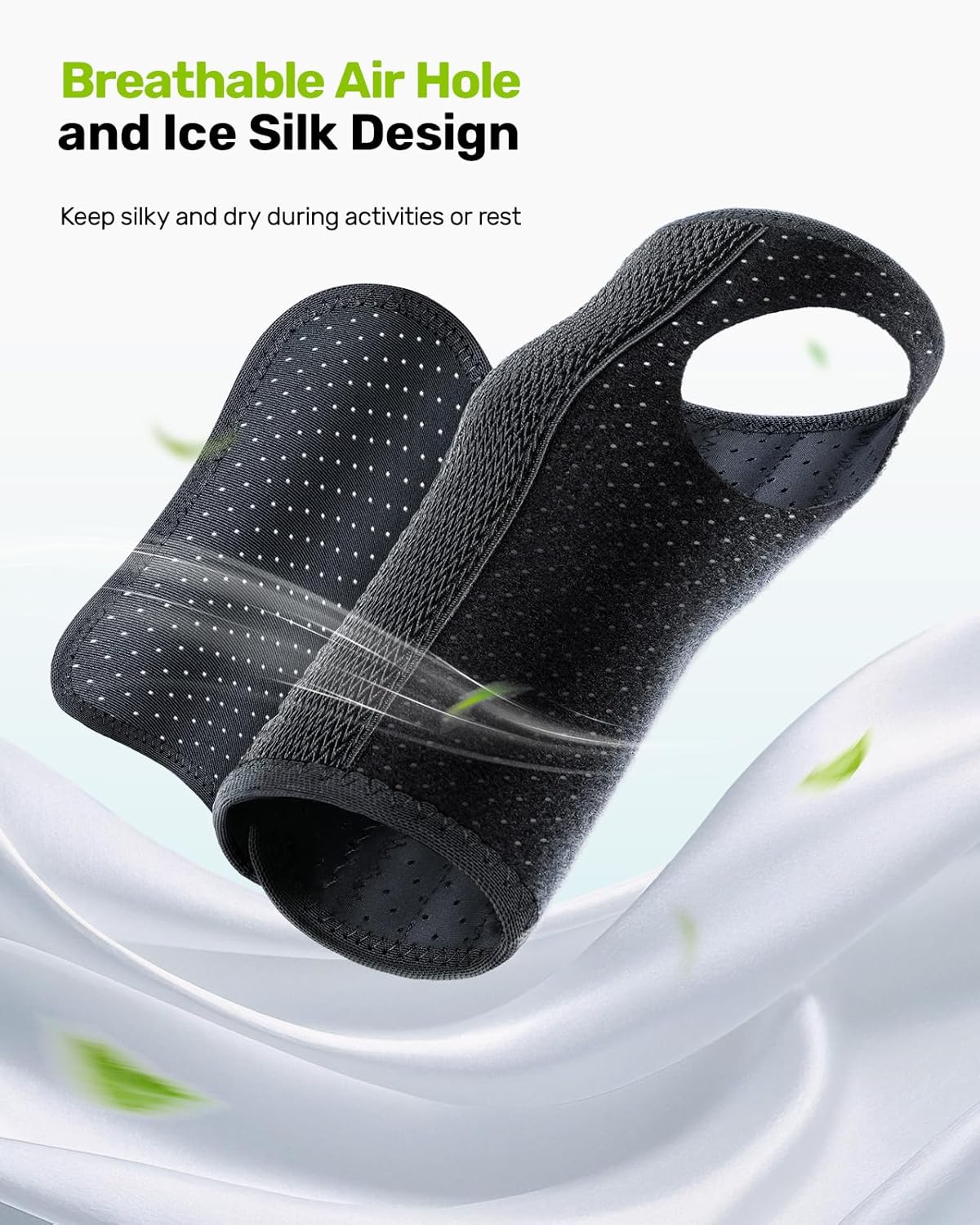 Carpal Tunnel Wrist Brace, Adjustable Night Wrist Support with 3 Metal Splints, Hand Brace for Men Women No Pressure on Thumb, Splint Stabilizer for Work, Gray Left Hand, Size L