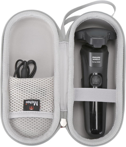 Mchoi Hard Storage Case for Philips Norelco Shaver 2100 2300 3500 6800 3100 5500 5100 5300 5700 6880 7000 7100 7200 Wet/Dry Rotary Shaver, Case Only