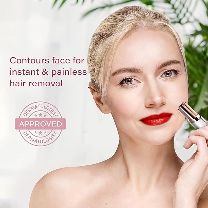 【Generation 2】Facial Hair Remover Replacement Heads for Finishing Touch Flawless Facial Hair Remover, Replacement Blades for Finishing Touch Flawless Gen 2 Hair Removal, 4 Pack (Gold)